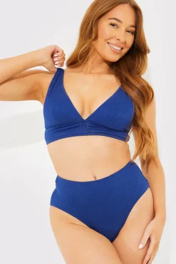 Contour Rib Bralette Bikini Top|In The Style Best