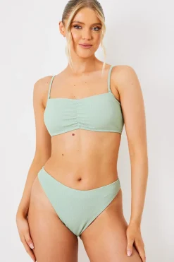 Control Crinkle Boomerang Bikini Bottom|In the Style Hot