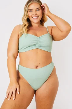Control Crinkle Boomerang Bikini Bottom|In the Style Hot