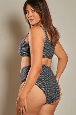 Control High Waisted Bikini Bottom|In The Style