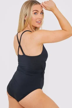 Control Knot Detail Cut Out Swimsuit|In the Style Clearance