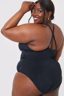 Control Knot Detail Cut Out Swimsuit|In the Style Clearance