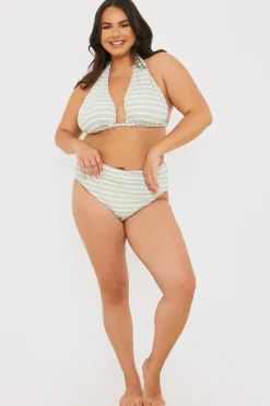 Control Stripe Boomerang Bikini Bottoms|In the Style Best