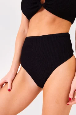Controlled Textured Crinkle High Waisted Bikini Bottoms|Billie Faiers Sale