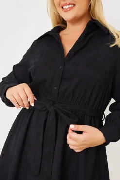 Corduroy Shirt Dress|In the Style Sale