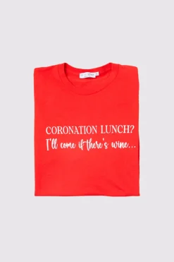 Coronation Lunch Slogan T-Shirt|In The Style Discount