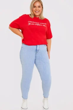 Coronation Lunch Slogan T-Shirt|In The Style Discount