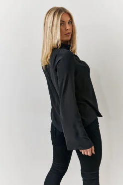Cowl Neck Draped Blouse|In the Style Outlet