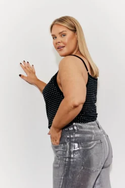 Cowl Neck Hotfix Camisole Top|In the Style Sale