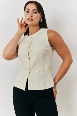 Crew Neck Waistcoat|In the Style