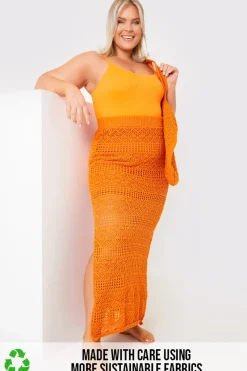 Crochet Midaxi Skirt|In the Style Clearance