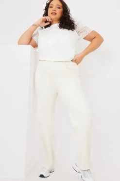 Crochet Sleeve T-Shirt|In the Style Outlet