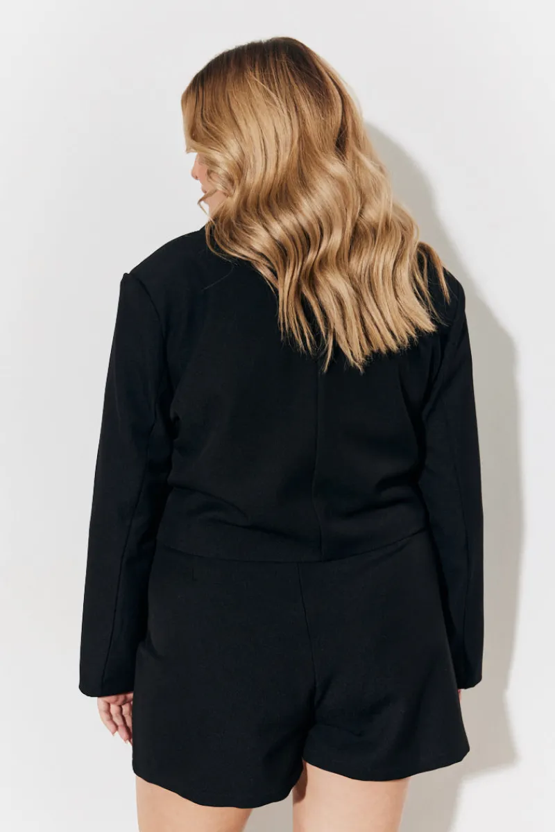 Cropped Tailored Blazer|In The Style New