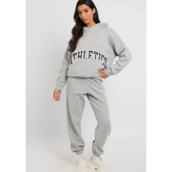 Cuffed Marl Grey Jogger|Urban Bliss Clearance