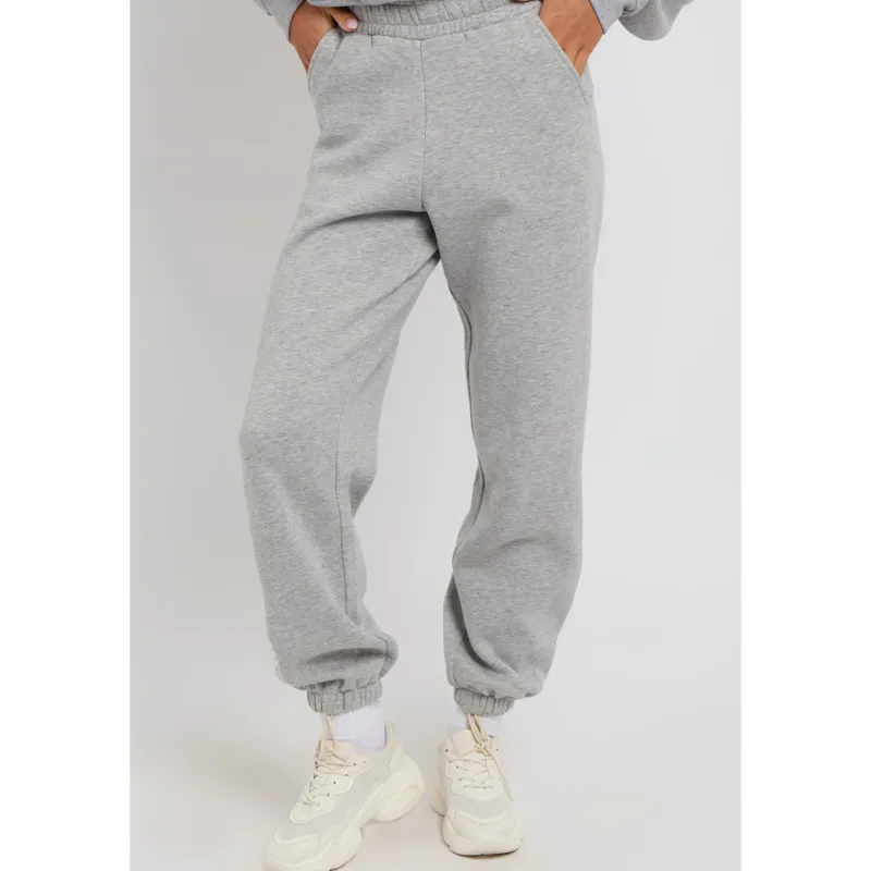 Cuffed Marl Grey Jogger|Urban Bliss Clearance