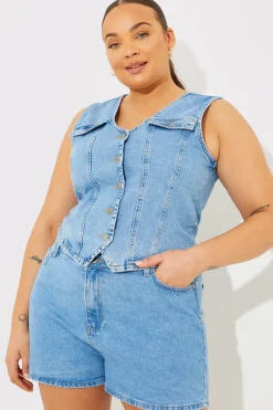 Denim Shorts|In the Style Sale