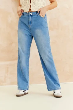 Denim Wide Leg Jeans|In The Style New