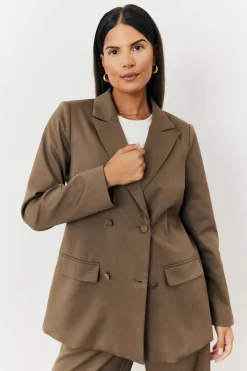 Double Breasted Tailored Co-Ord Blazer|In The Style Best