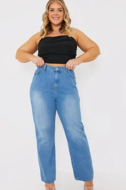 Draped Strapless Corset Top|In The Style Outlet