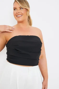 Draped Strapless Corset Top|In The Style Outlet