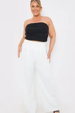 Draped Strapless Corset Top|In The Style Outlet