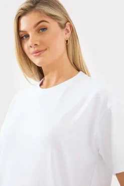 Embroidered Jersey Crew Neck T-Shirt|Fits Sale