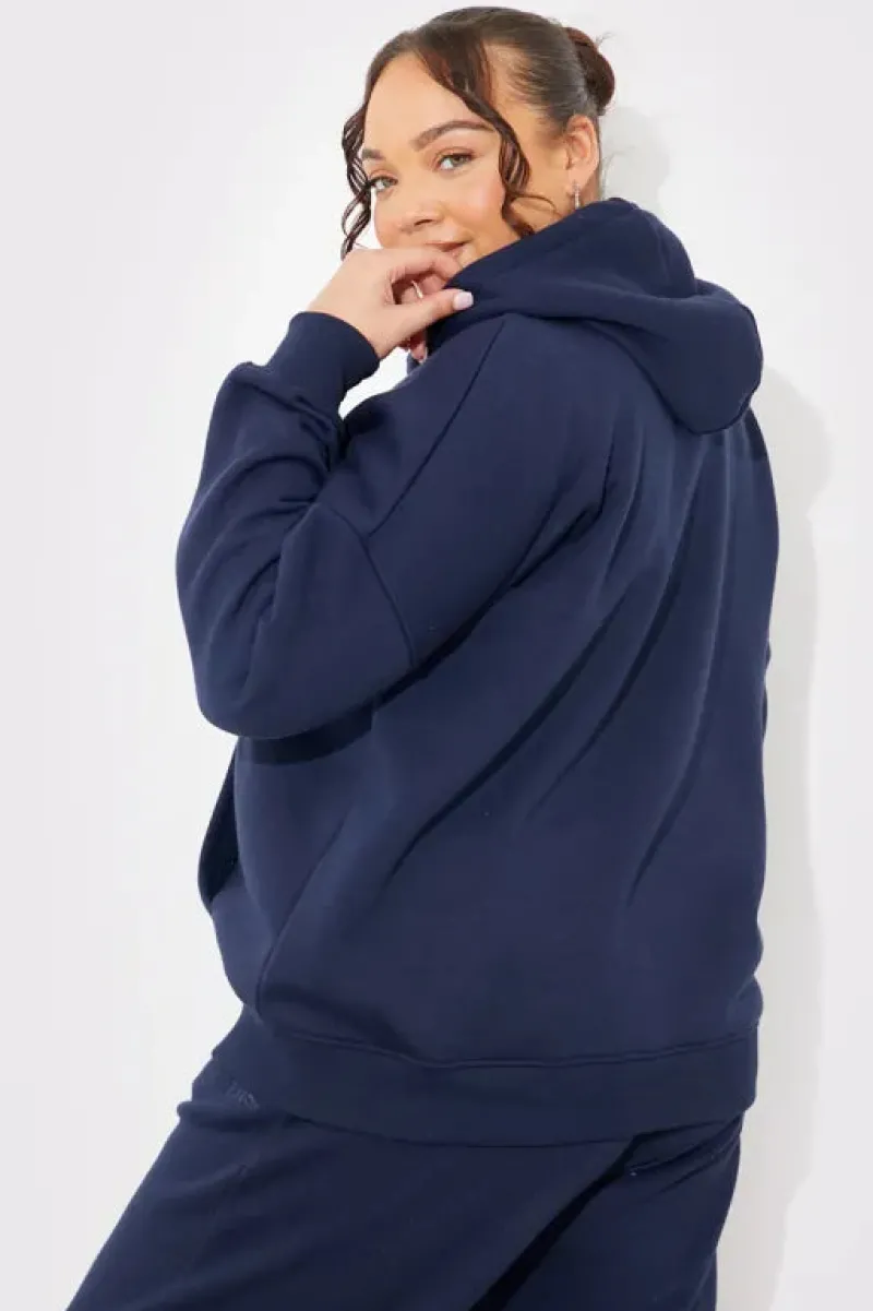 Embroidered Zip Up Jersey Jacket|In the Style Best