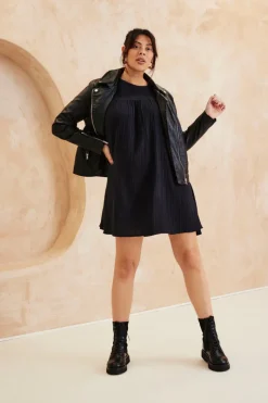 Faux Leather Biker Jacket|In the Style New