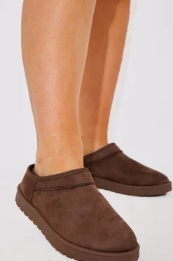 Faux Suede Flat Shoe|In The Style Best