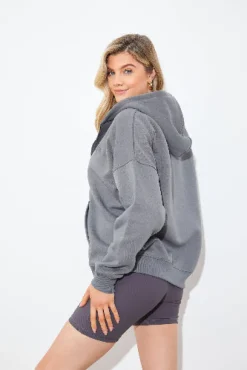 FITS EMBROIDED ZIP UP JERSEY JACKET|In the Style New