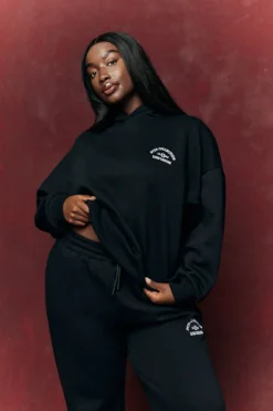 Embroidered Co-Ord Hoodie|Fits Discount