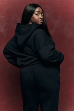 Embroidered Co-Ord Hoodie|Fits Discount