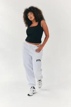 Embroidered Cuffed Joggers|Fits Hot