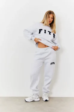 Embroidered Cuffed Joggers|Fits Hot