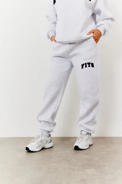 Embroidered Cuffed Joggers|Fits Hot