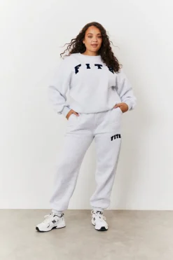 Embroidered Cuffed Joggers|Fits Hot