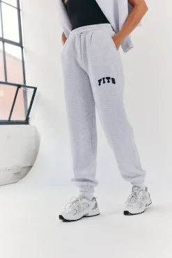 Embroidered Cuffed Joggers|Fits Hot