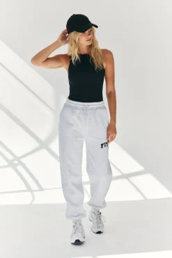 Embroidered Cuffed Joggers|Fits Hot