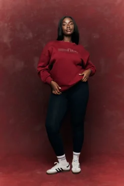 Sports Printed Crew Neck Sweatshirt|Fits