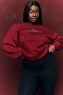 Sports Printed Crew Neck Sweatshirt|Fits