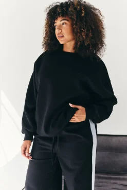 Tonal Embroidered Sweatshirt|Fits Clearance