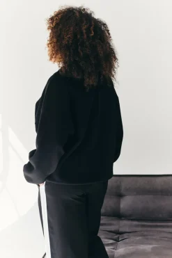 Tonal Embroidered Sweatshirt|Fits Clearance