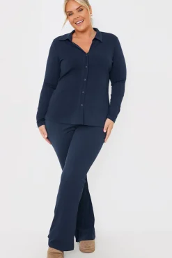 Flared Ribbed Co Ord Trouser|In the Style New