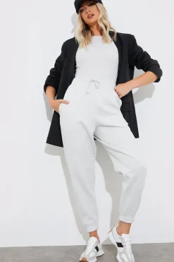 Fleeceback Cuff Oversized Joggers|Fits Hot