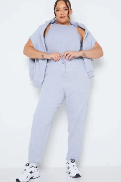 Fleeceback Cuff Oversized Jogger|In The Style Clearance