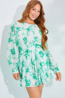 Floral Playsuit|In The Style Online