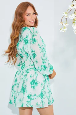 Floral Playsuit|In The Style Online