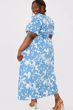 Floral Print Midi Skirt|In the Style Clearance