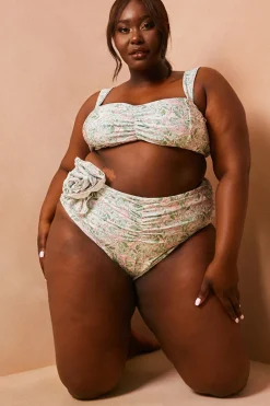 Floral So Perfect Wide Strap Bikini Top|In The Style New