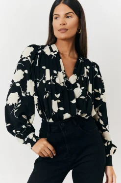 Floral Wrap Bodysuit|In The Style Outlet